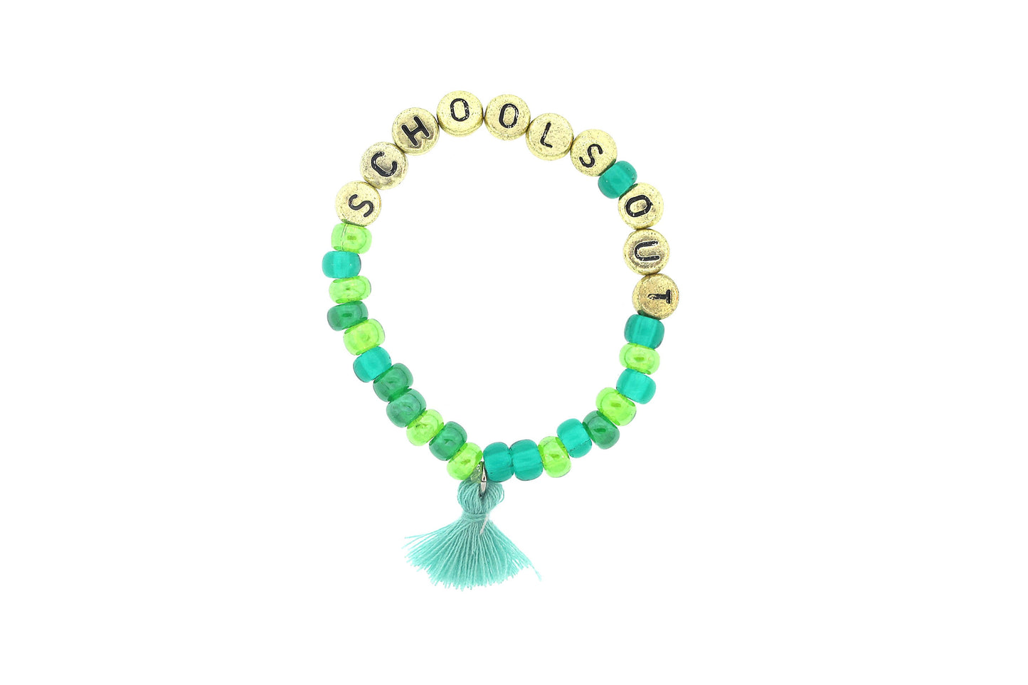 "Schools Out" Fun in the Sun Stretch Bracelet