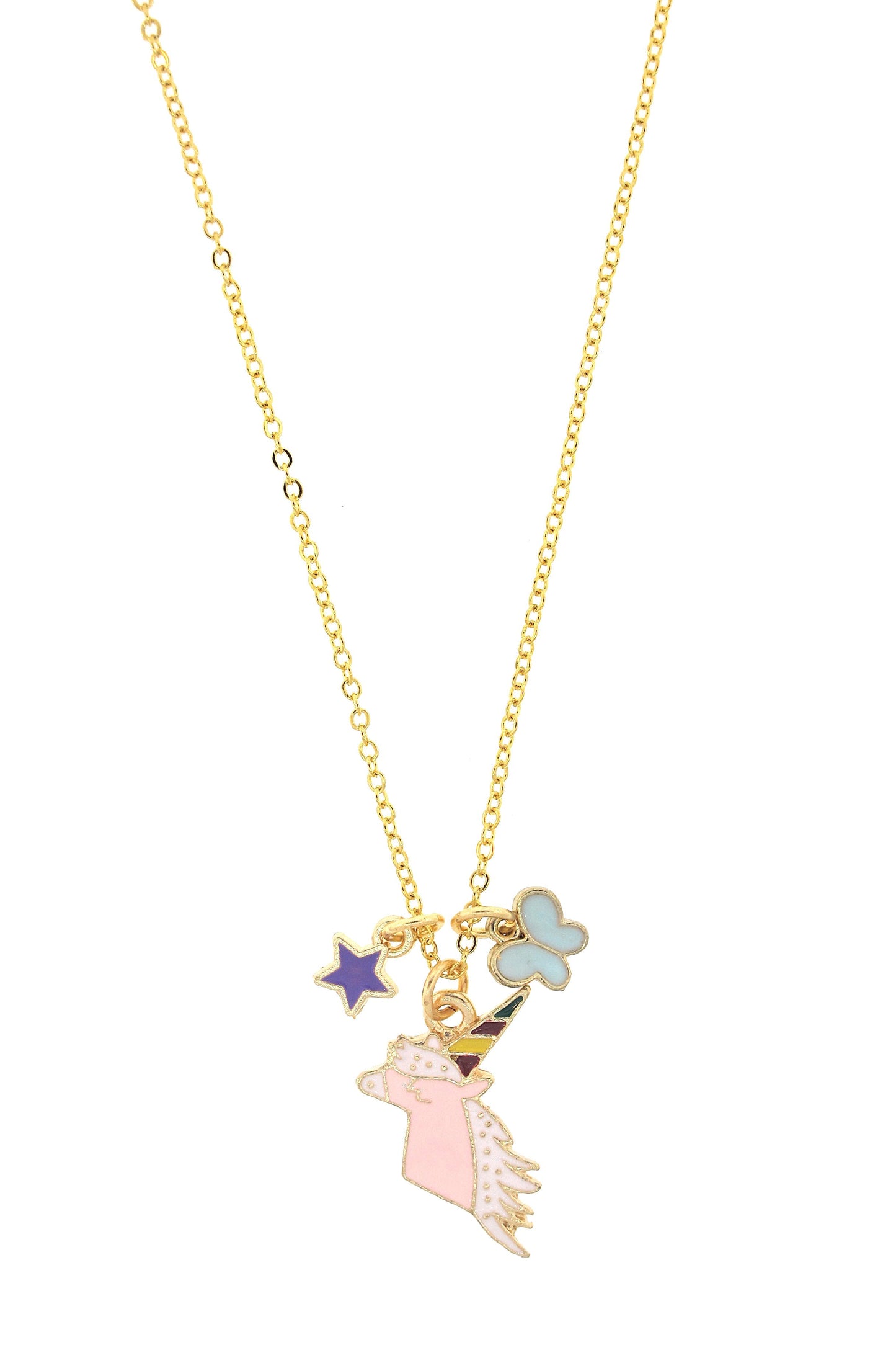 Pink Unicorn Fun in the Sun Necklace