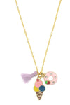 Ice Cream and Donut Fun in the Sun Necklace