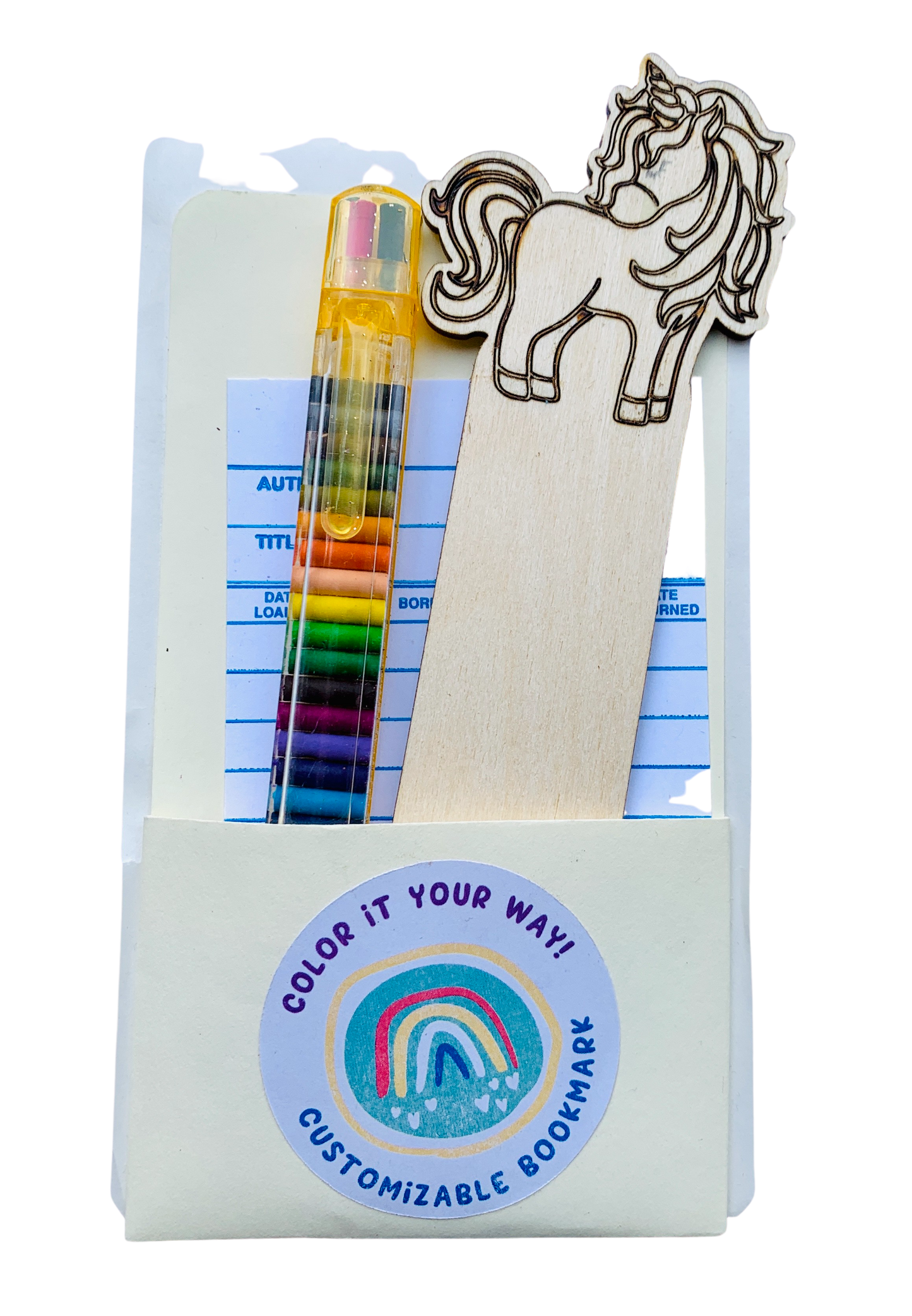 unicorn diy bookmark kit