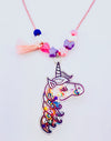 unicorn shaker necklace