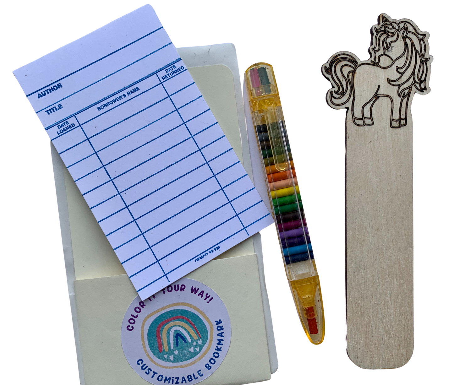 do it yourself unicorn bookmark kit