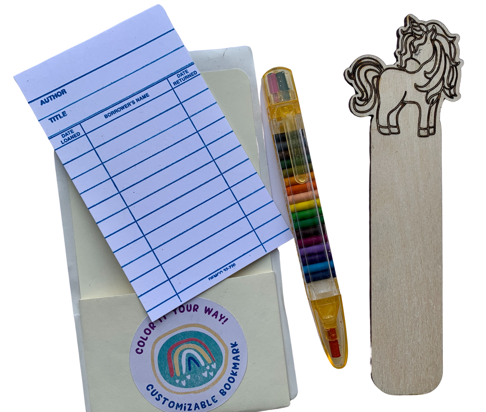 do it yourself unicorn bookmark kit