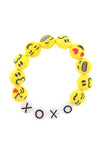 'XOXO' Emoji Stretch Bracelet