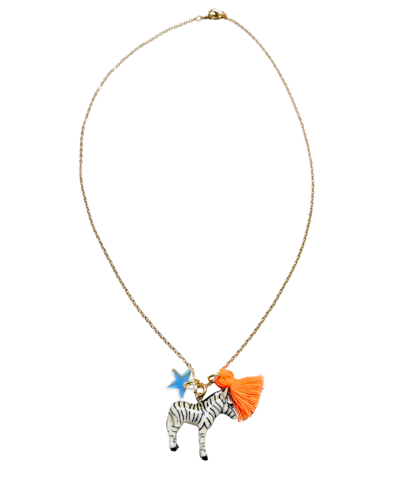 Zebra Lil' Critters Necklace